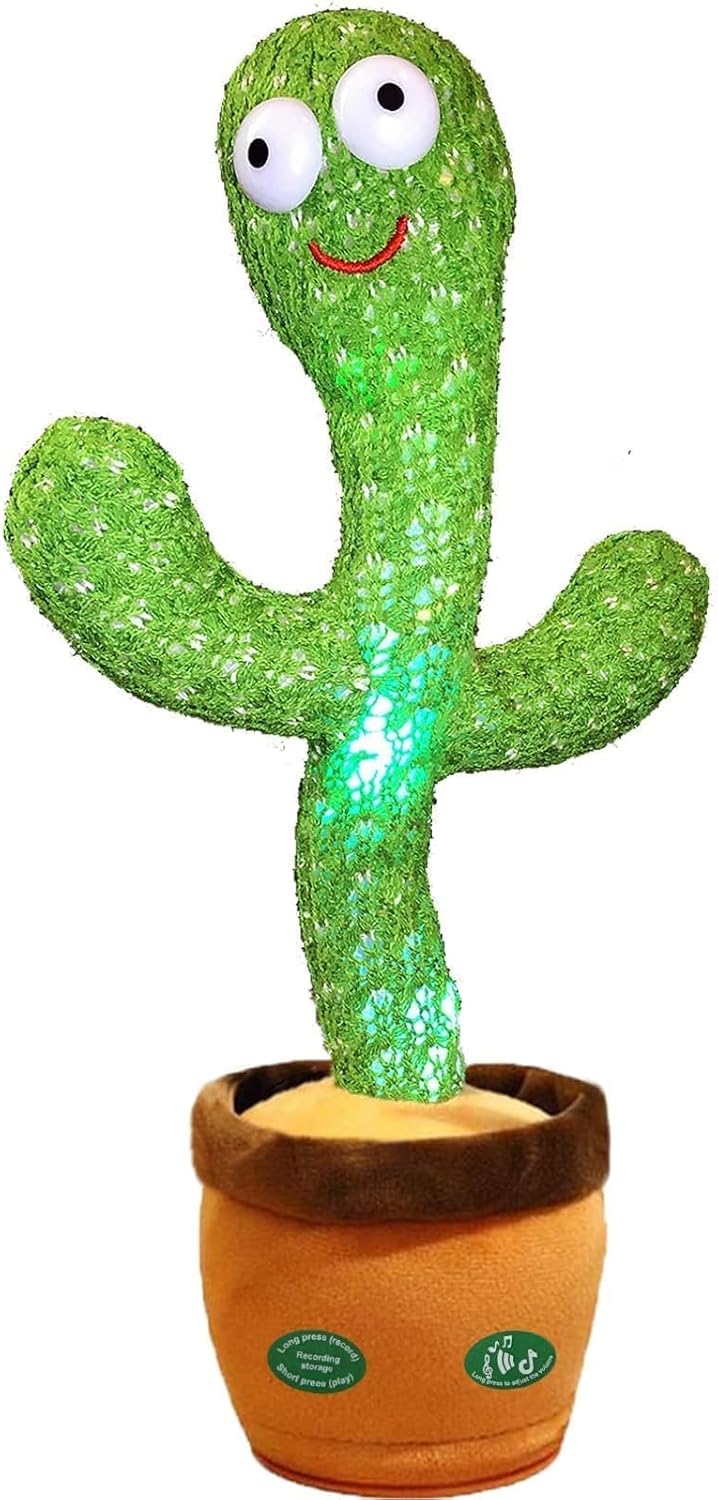 Pbooo Talking Cactus Toy with Singing Dancing
