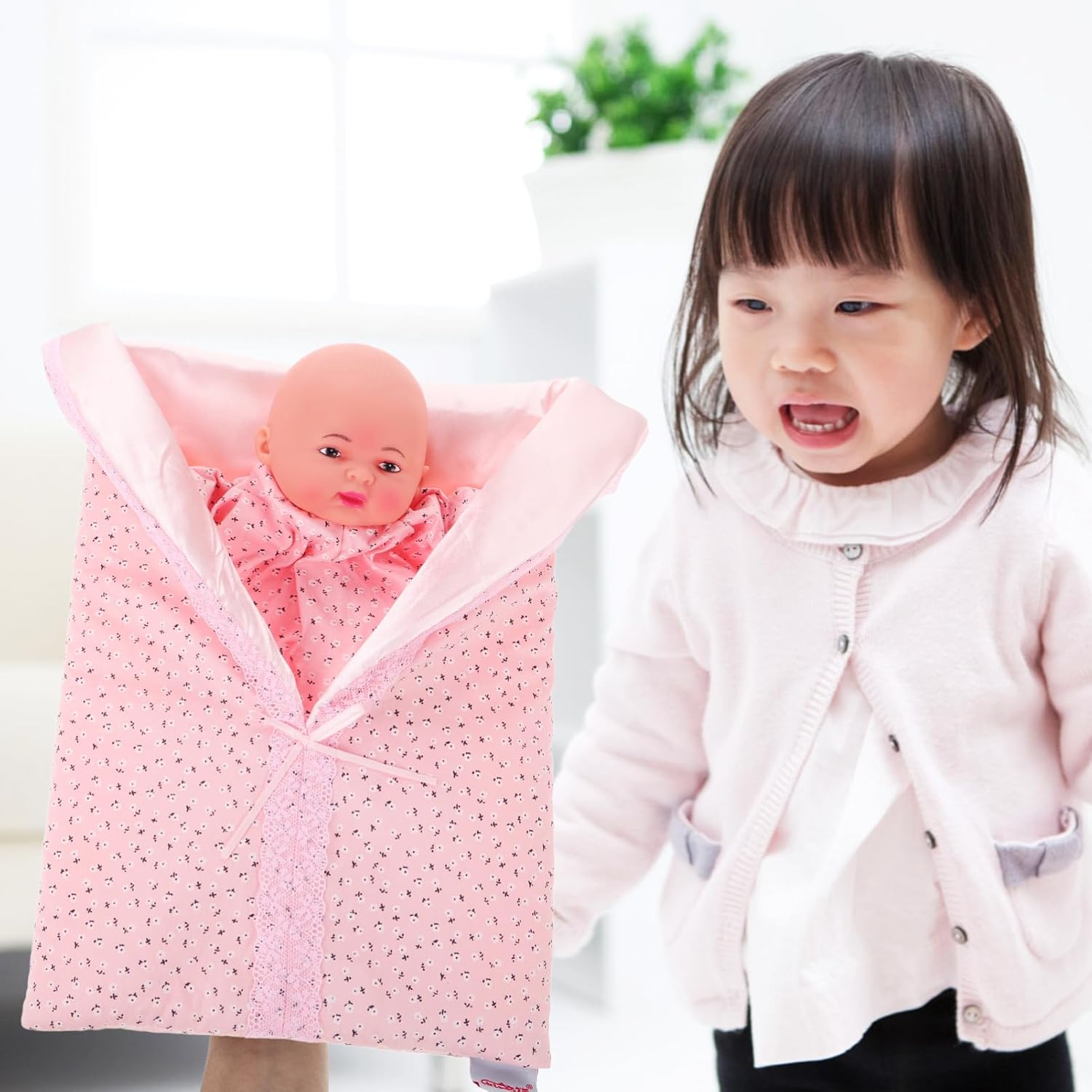 YARNOW Realistic Plush Finger Puppets for Newborns