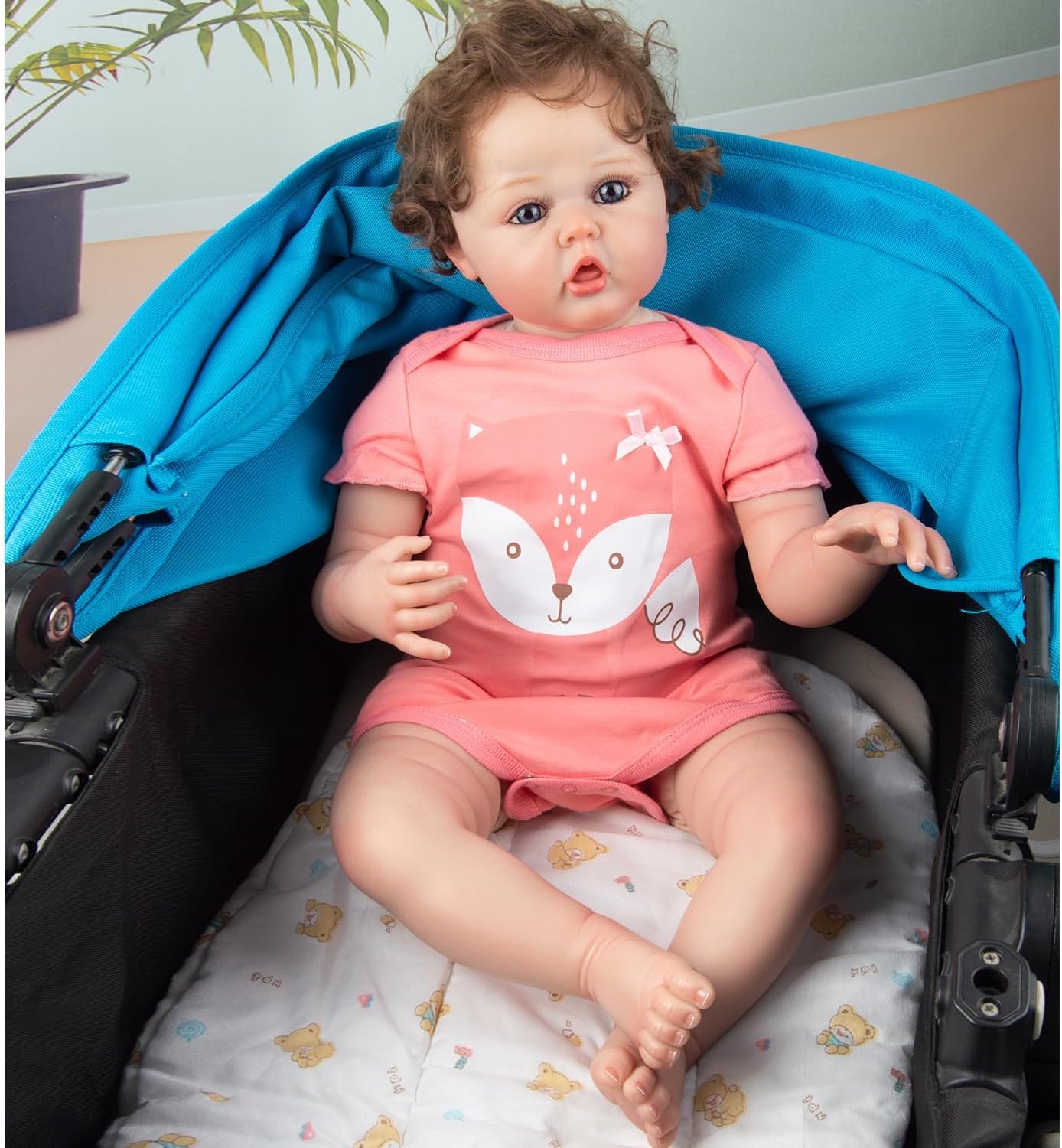 Medylove Reborn Girl Doll Fox Suit 3pcs