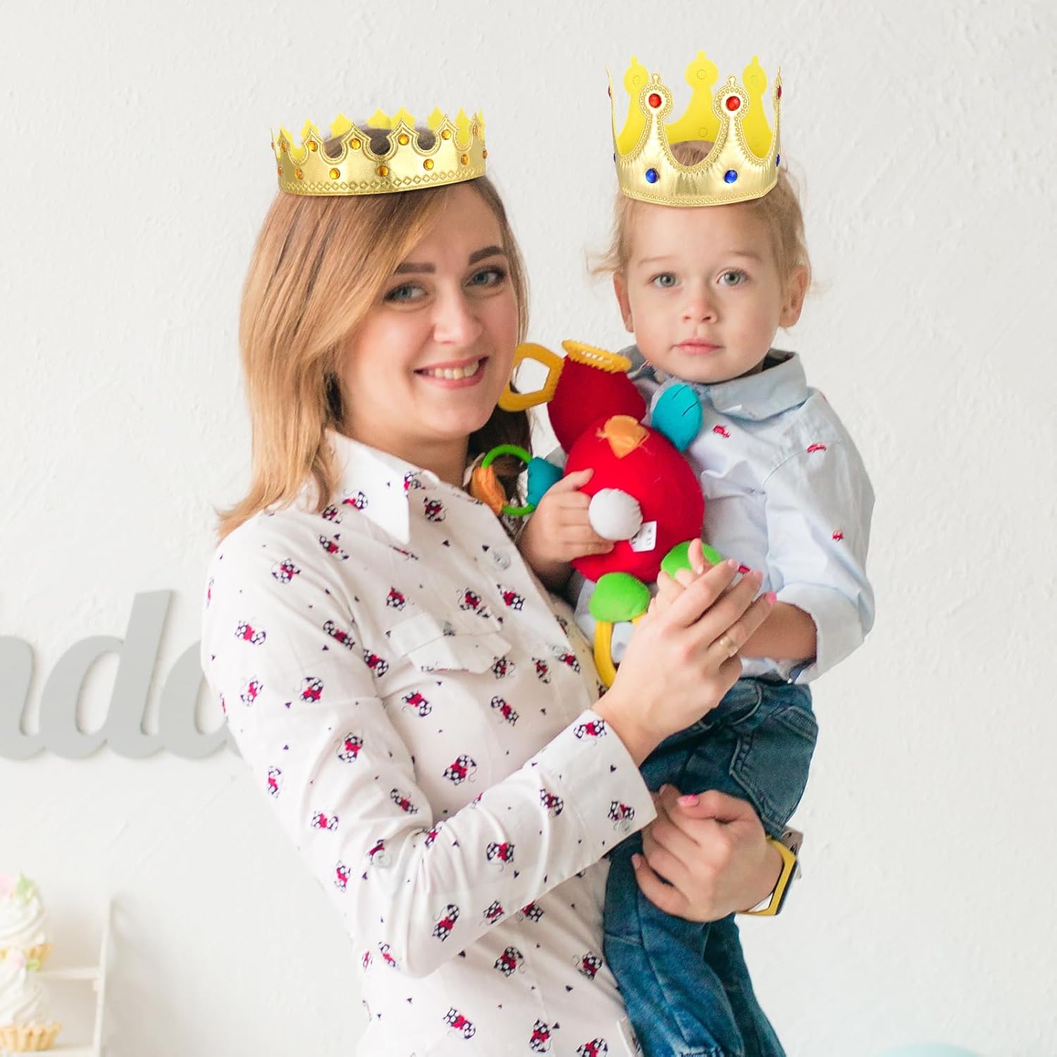 Royal Birthday Crown Set for Kids and Family