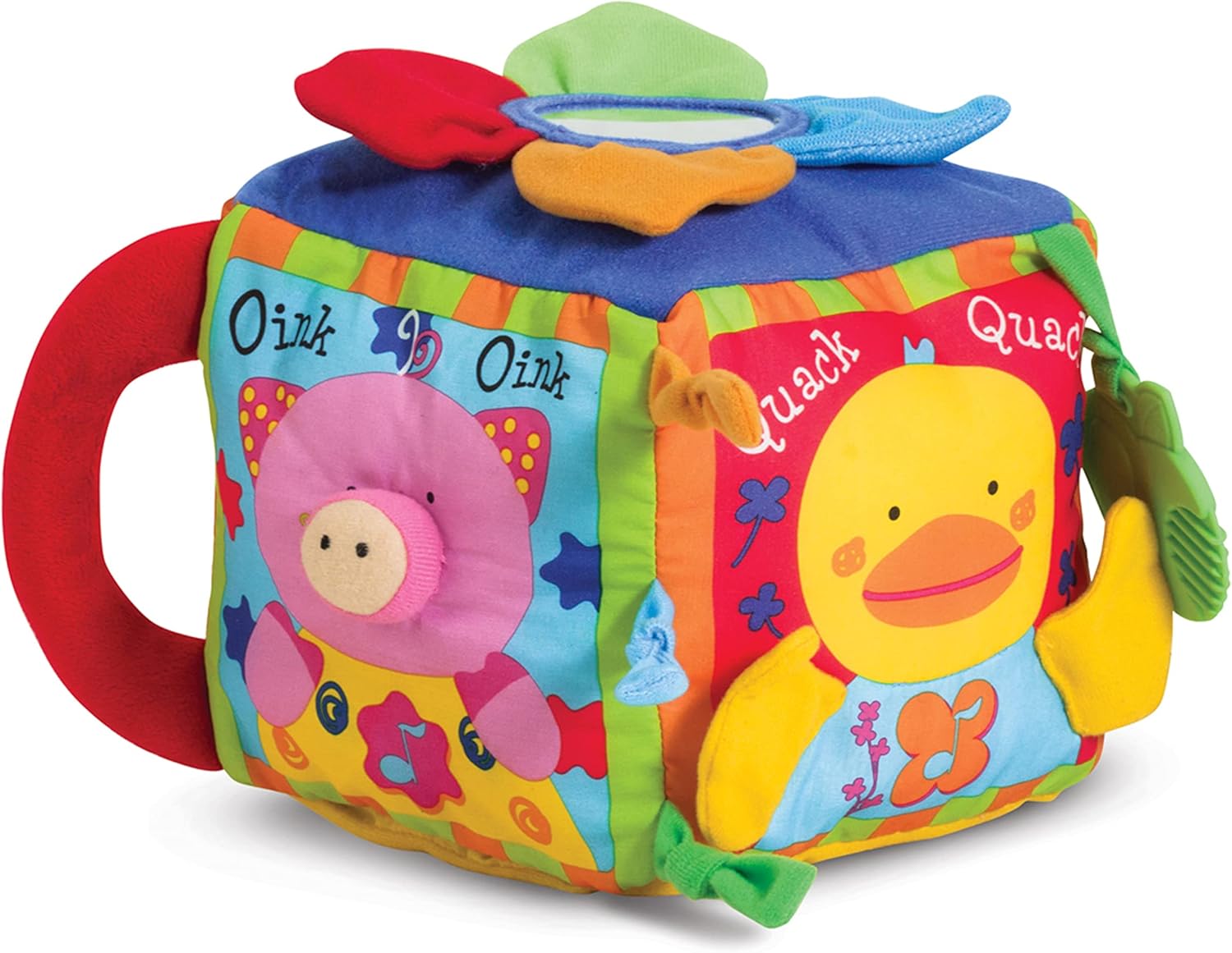 Melissa Doug Musical Farmyard Cube Baby Toy