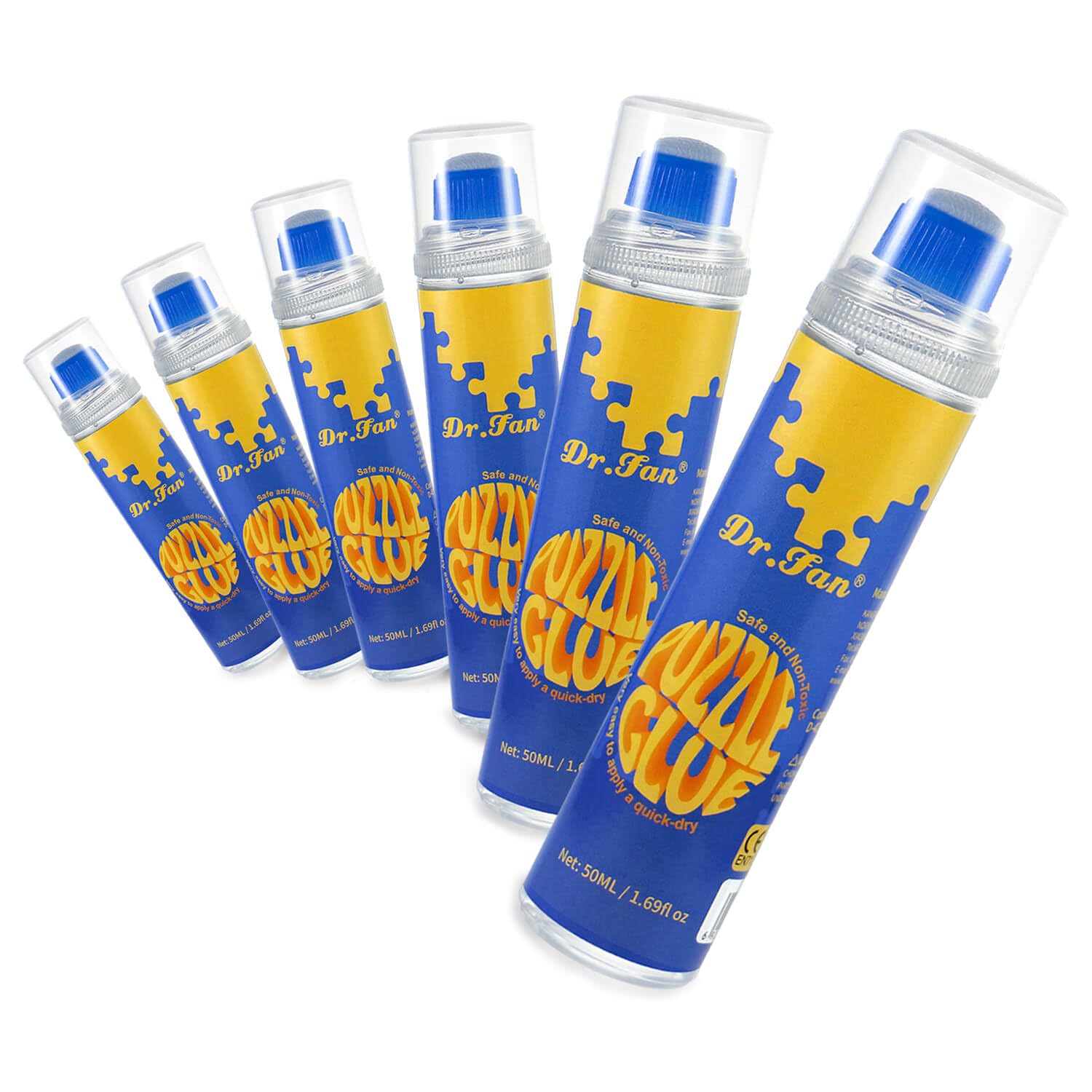 Drfan Puzzle Glue Applicator 6 Pack 50ml