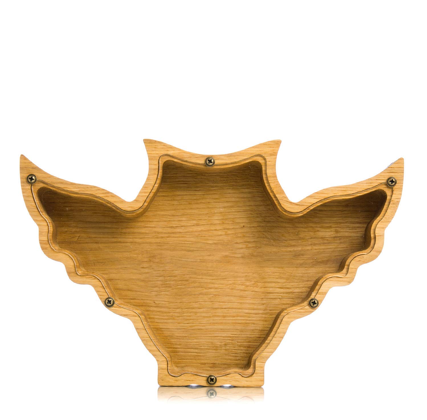 Unique Owl Piggy Bank Durable Wooden Money Box for Kids Adults