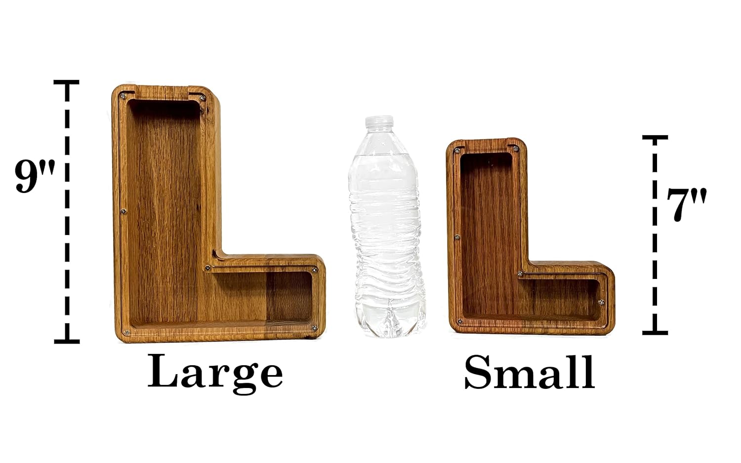 USA Handcrafted Wooden Letter Piggy Bank for Kids