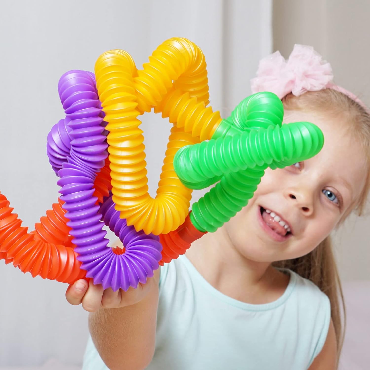 Civaner 100 Piece Fidget Tube Sensory Toy Pack