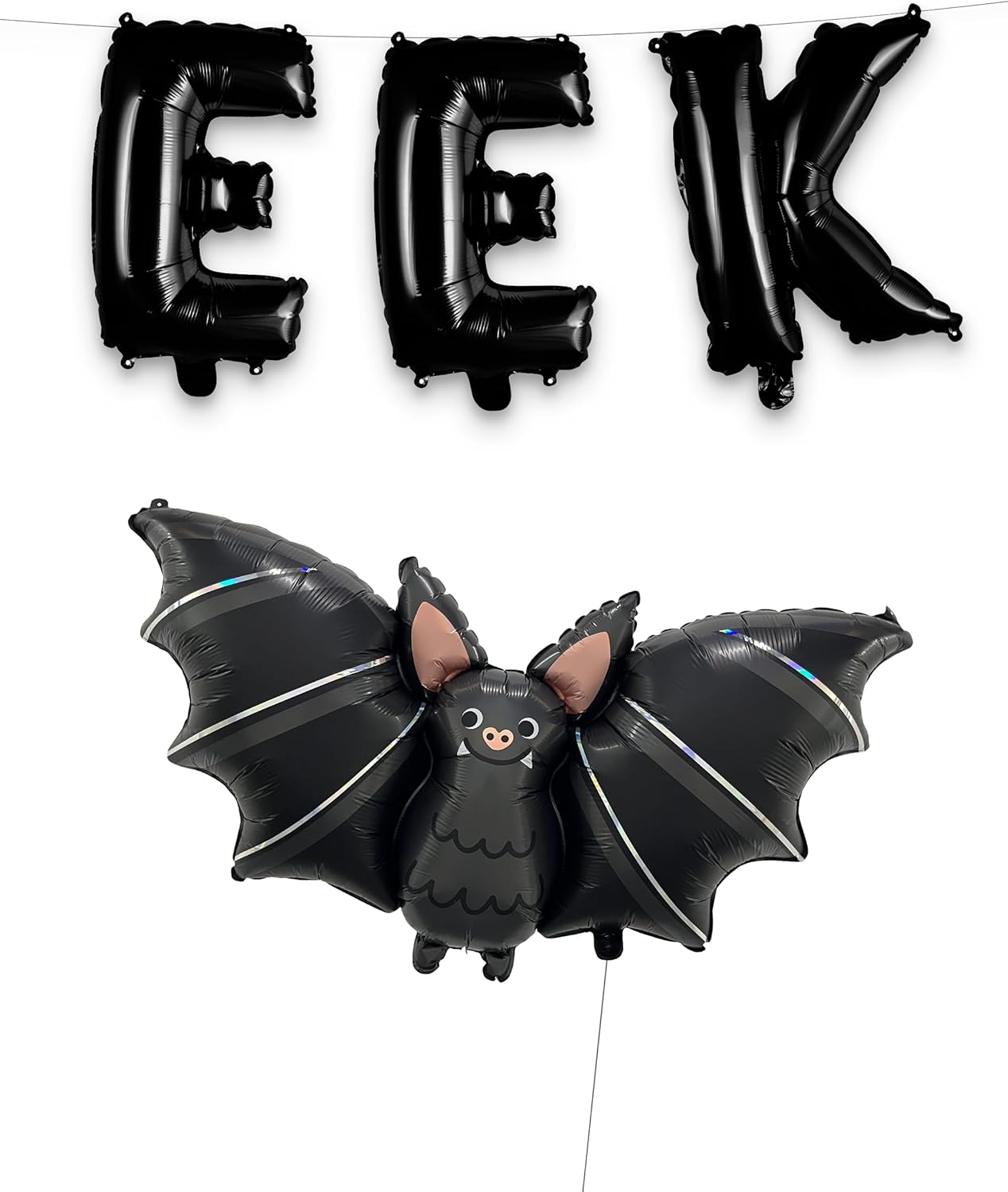 HOUSE OF PARTY 40 Inch Halloween Bat Foil Balloons Set