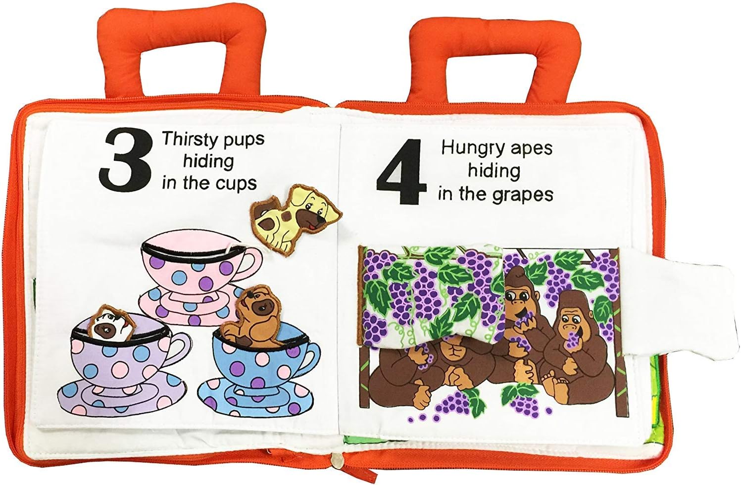 Personalized Count Seek Quiet Book for Toddlers