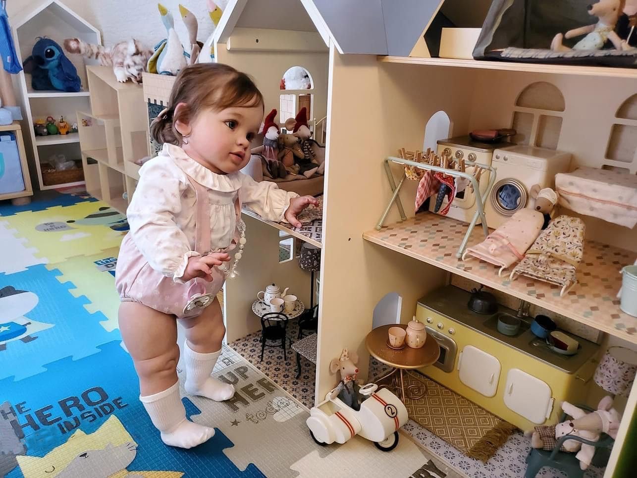 KAWAYII 26 Inch Reborn Baby Doll for Kids Age 3