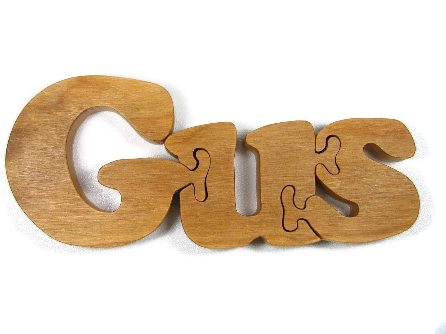 Wooden Name Puzzle for Kids by Little Wooden Wonders