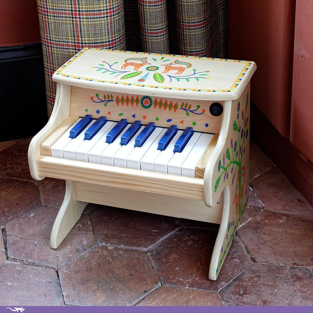 DJECO Animambo 18 Key Electronic Piano - Educational Toy for Kids
