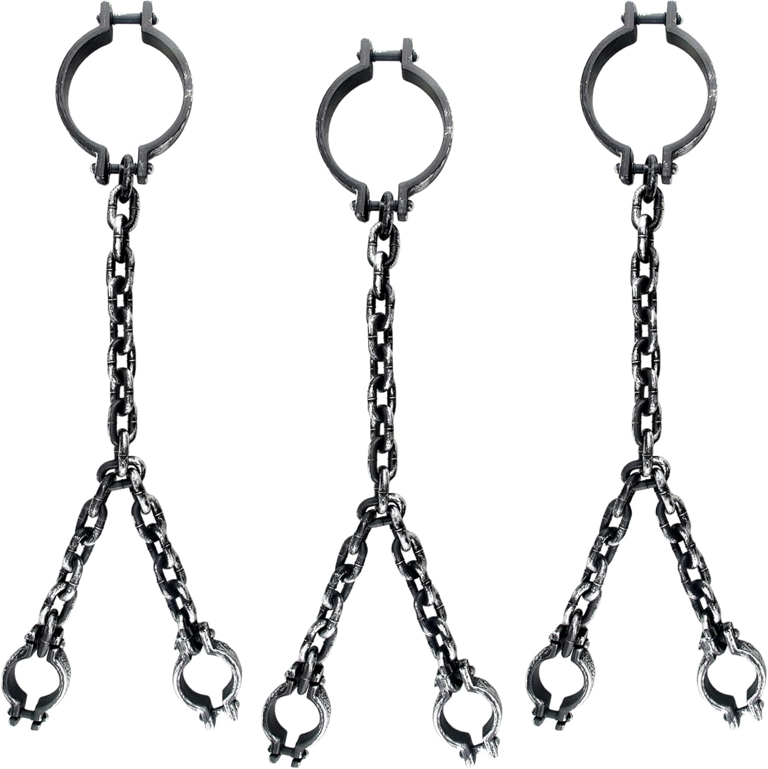 Plukeen 3 Pcs Jumbo Plastic Chain Costume Prop