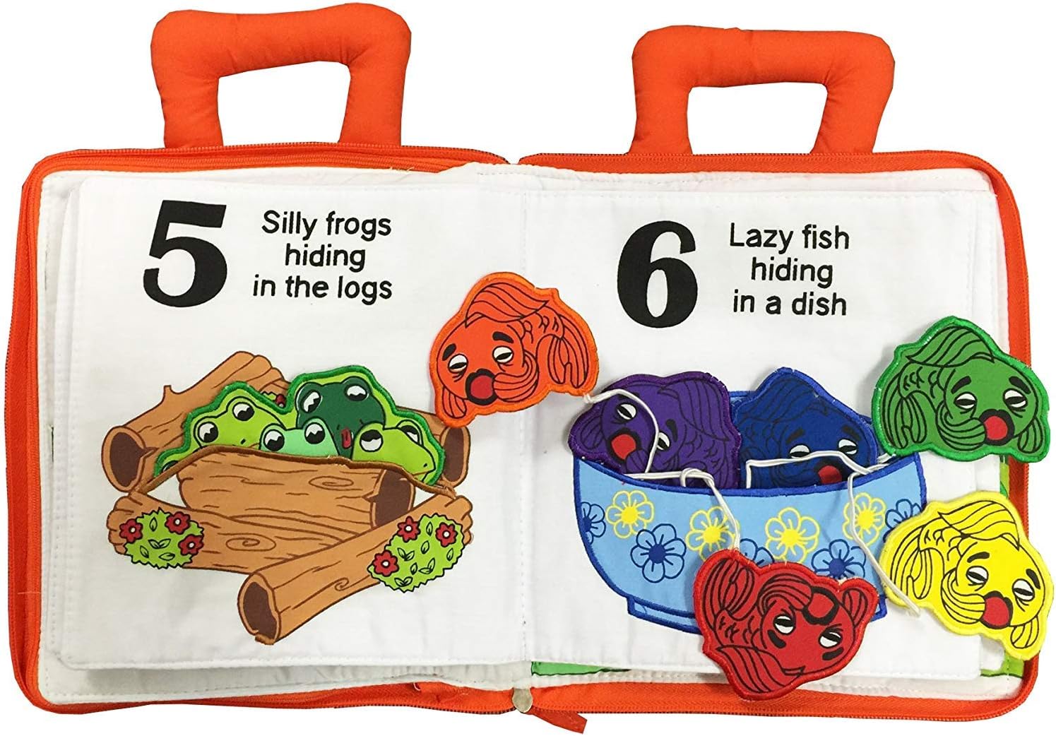 Personalized Count Seek Quiet Book for Toddlers