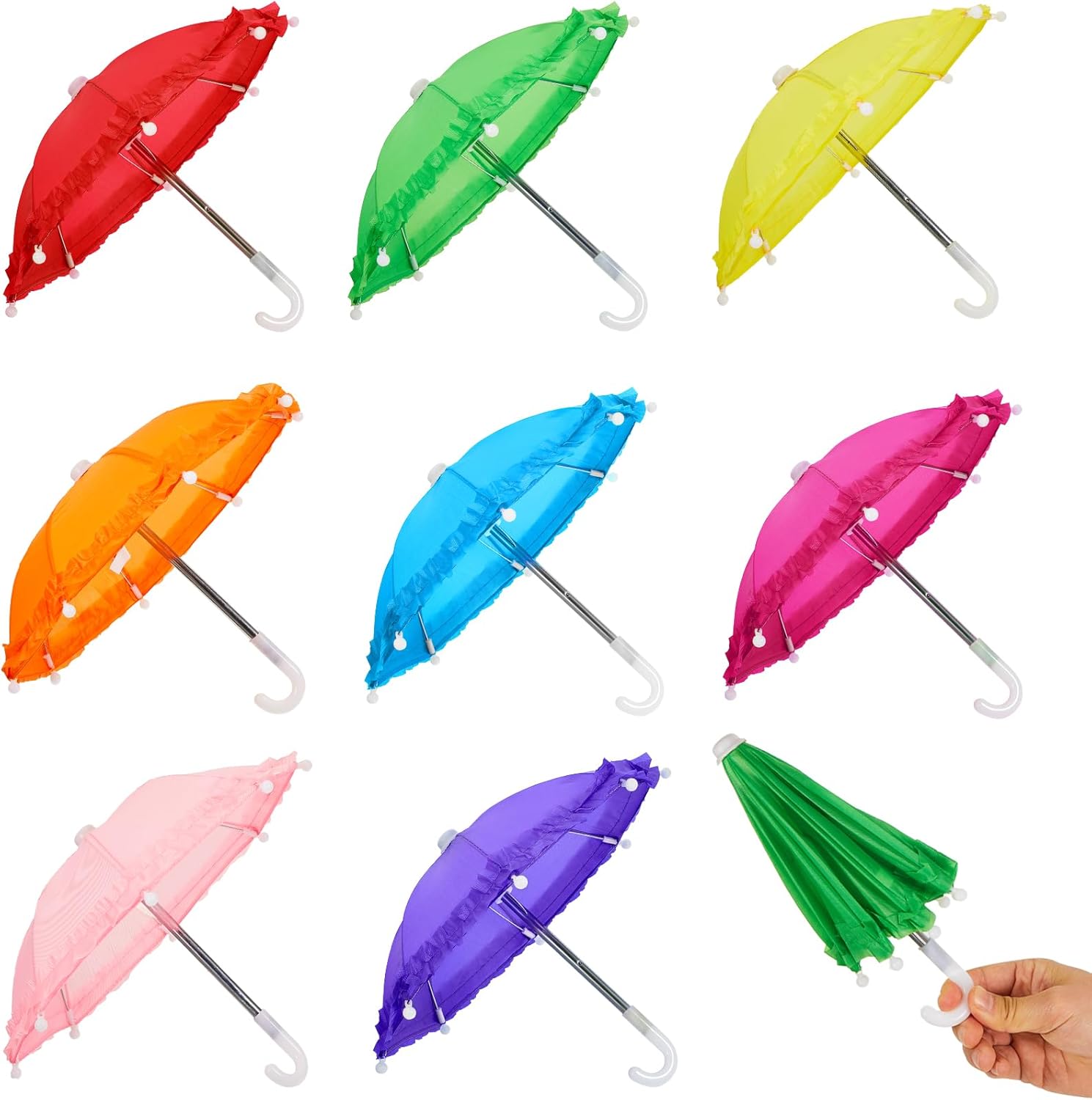 Eccliy Mini Doll Umbrella 118 Inch 16 Scale Decorations