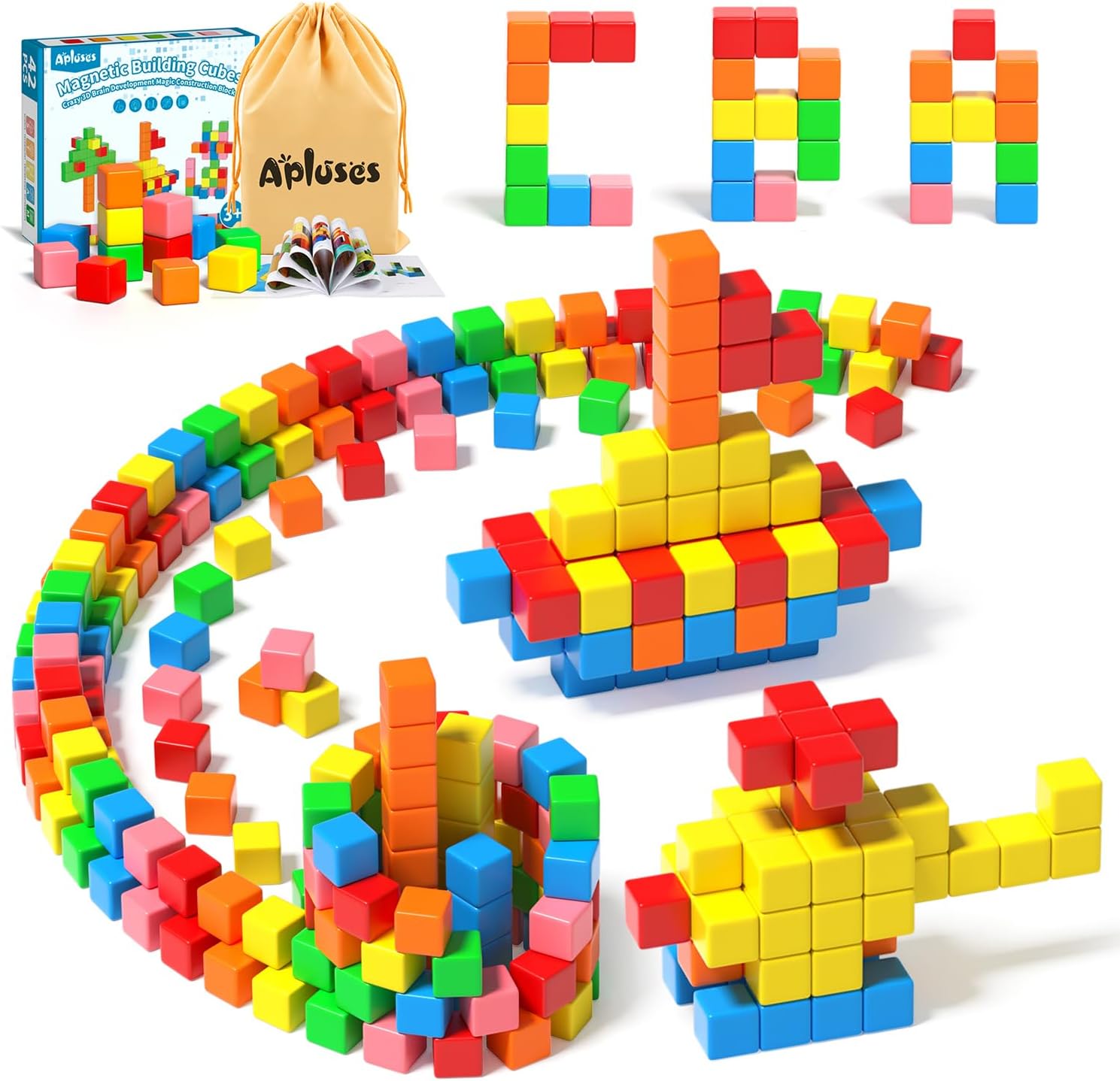 42PCS Magnetic Blocks for Kids Ages 3-8 1
