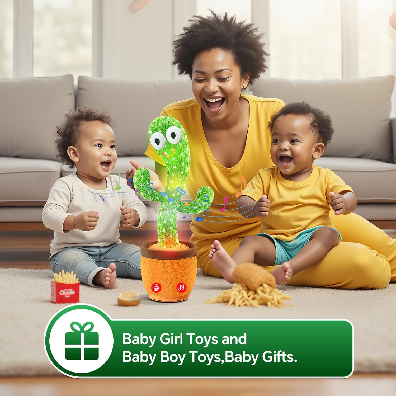 Dancing Talking Cactus Toy for Babies and Toddlers