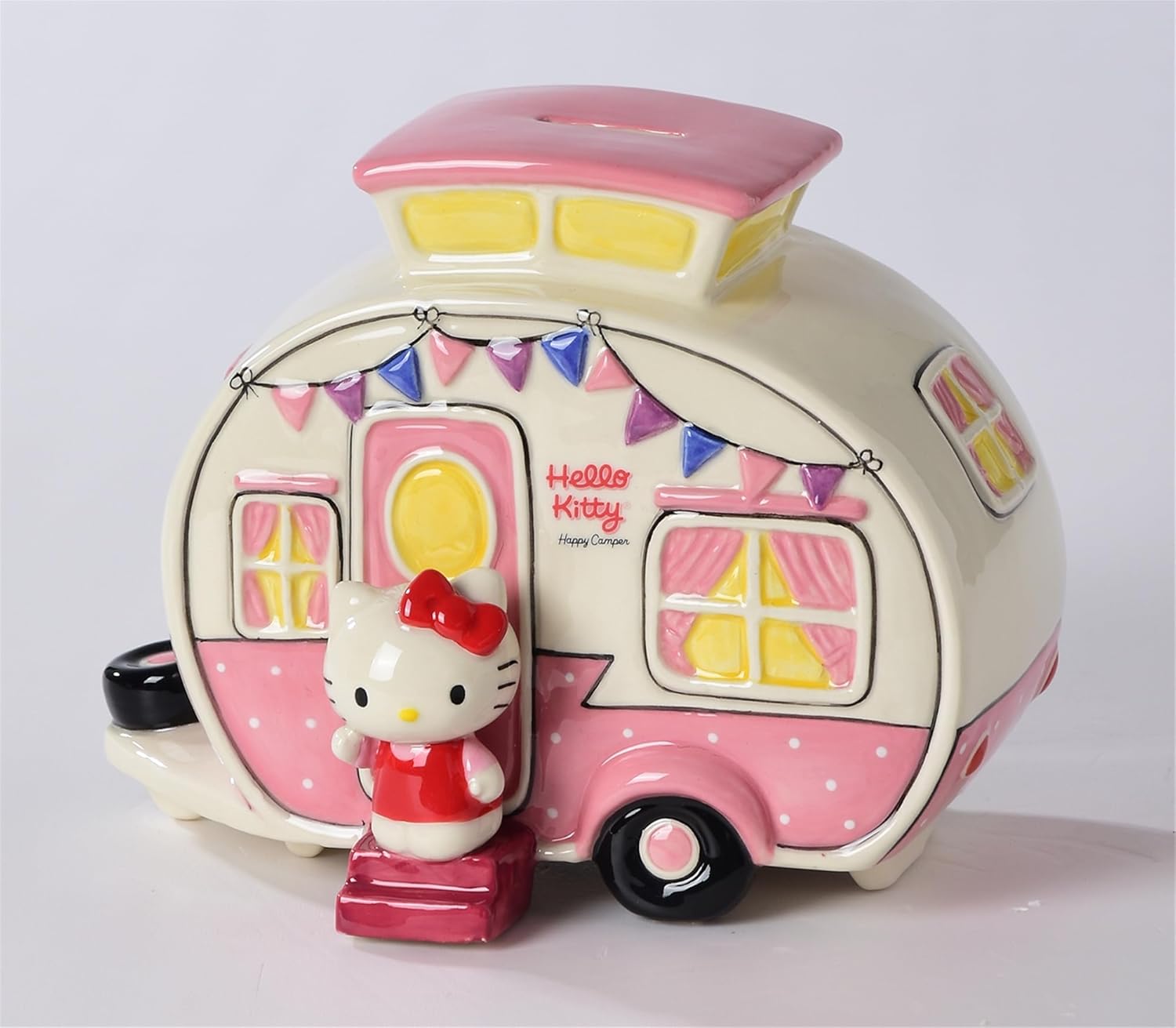Hello Kitty Retro Camper Coin Bank by Blue Sky Clayworks