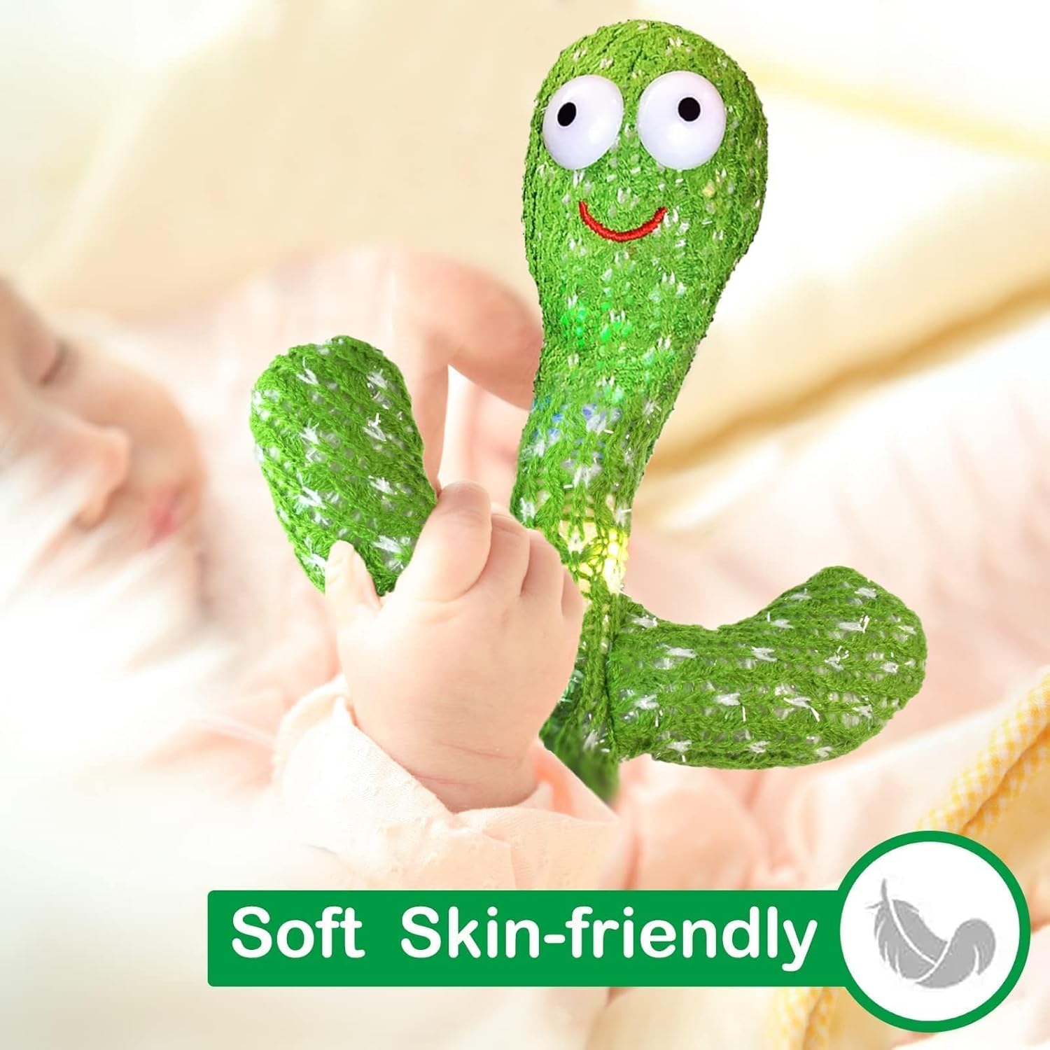 Pbooo Talking Cactus Toy with Singing Dancing