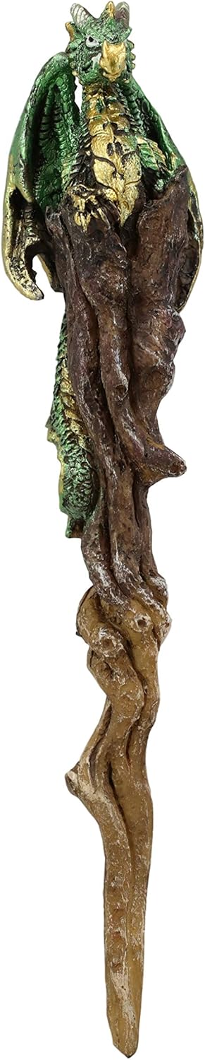 Ebros Magic Wand Aragon Green Dragon