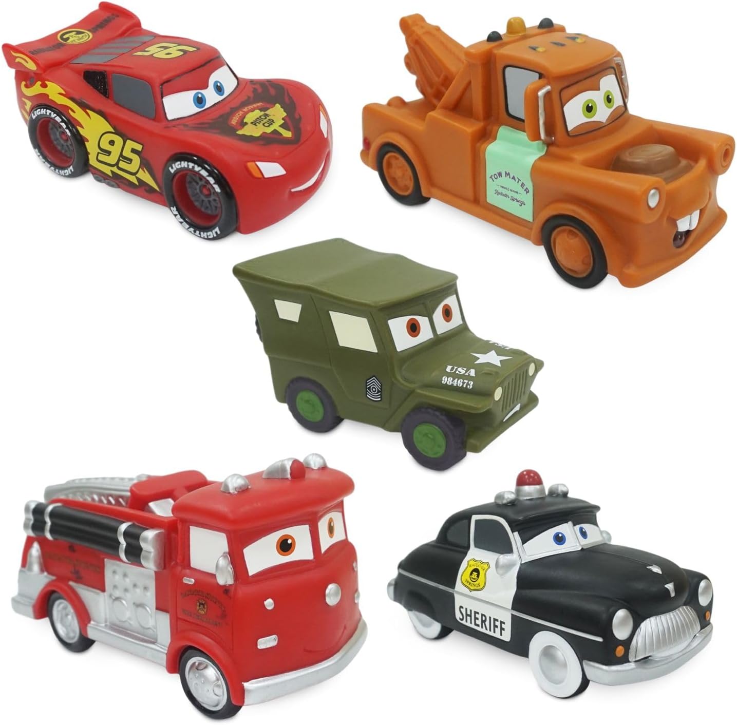 Disney Store Pixar Cars Bath Set - Kids Bath Time Fun