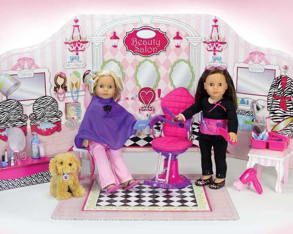 Sophias Hair Salon 30-Piece Set for 18 Dolls