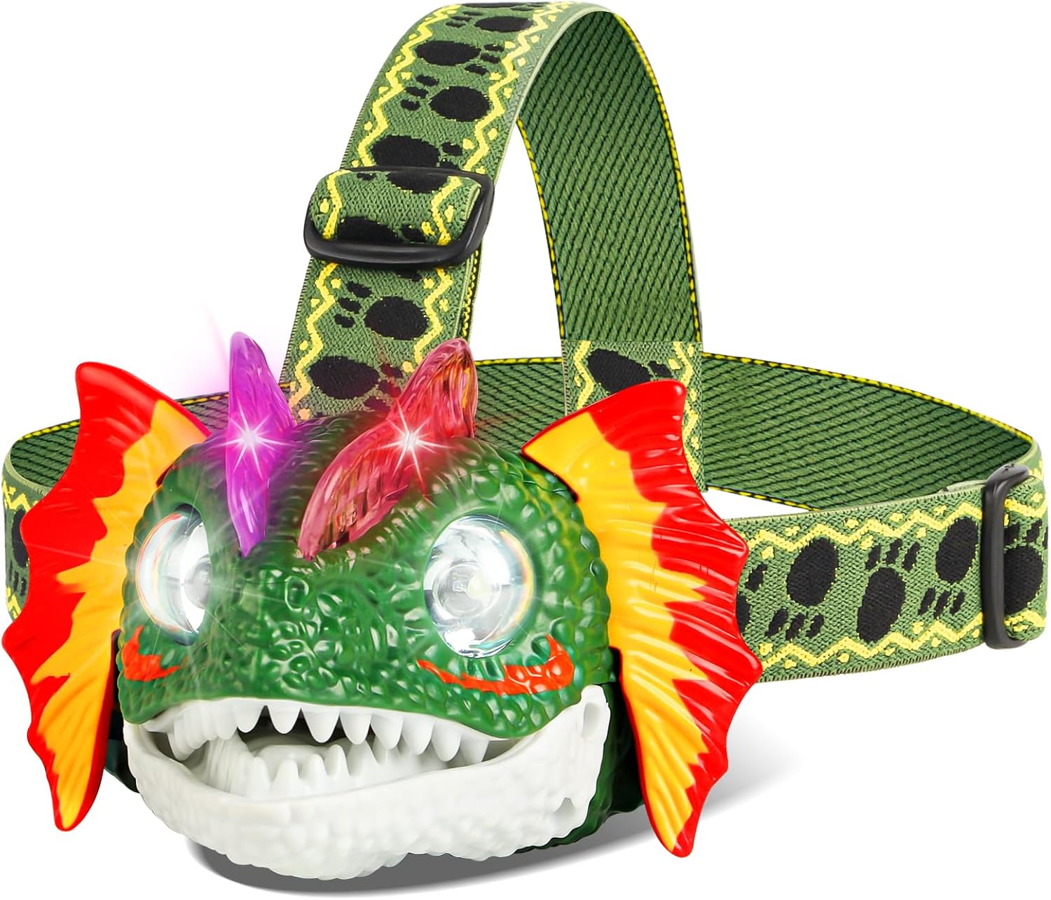 DX DA XIN Dilophosaurus Headlamp LED for Kids