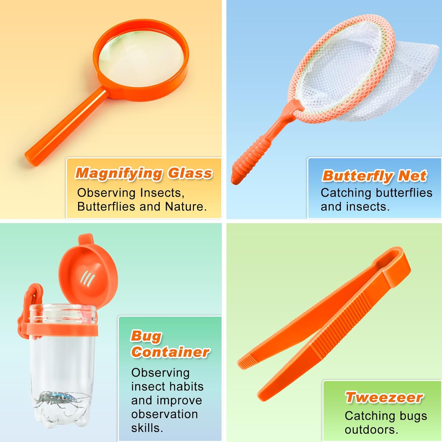 Kids Explorer Kit Bug Catcher Set for 3-12 Years Old