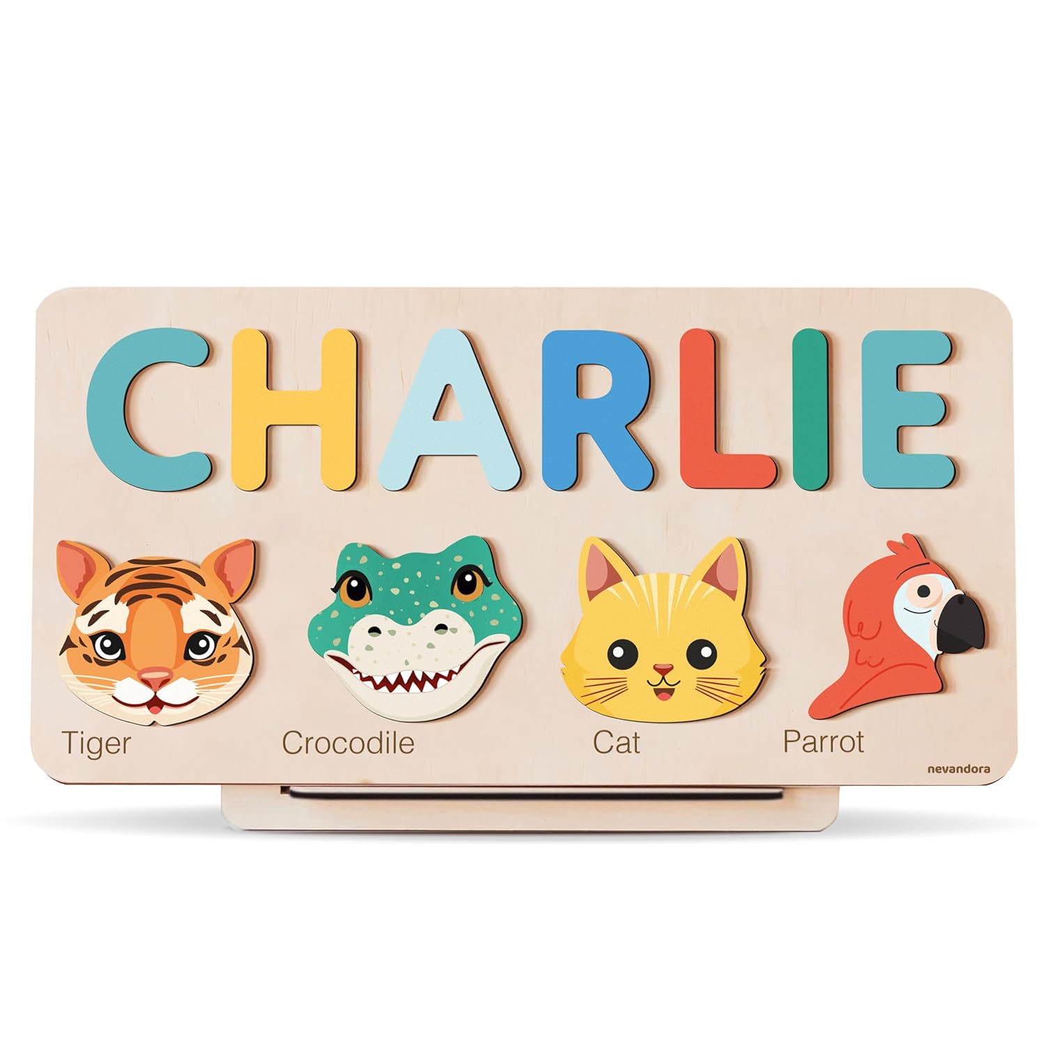 Nevandora Baby Personalized Name Puzzle Toy