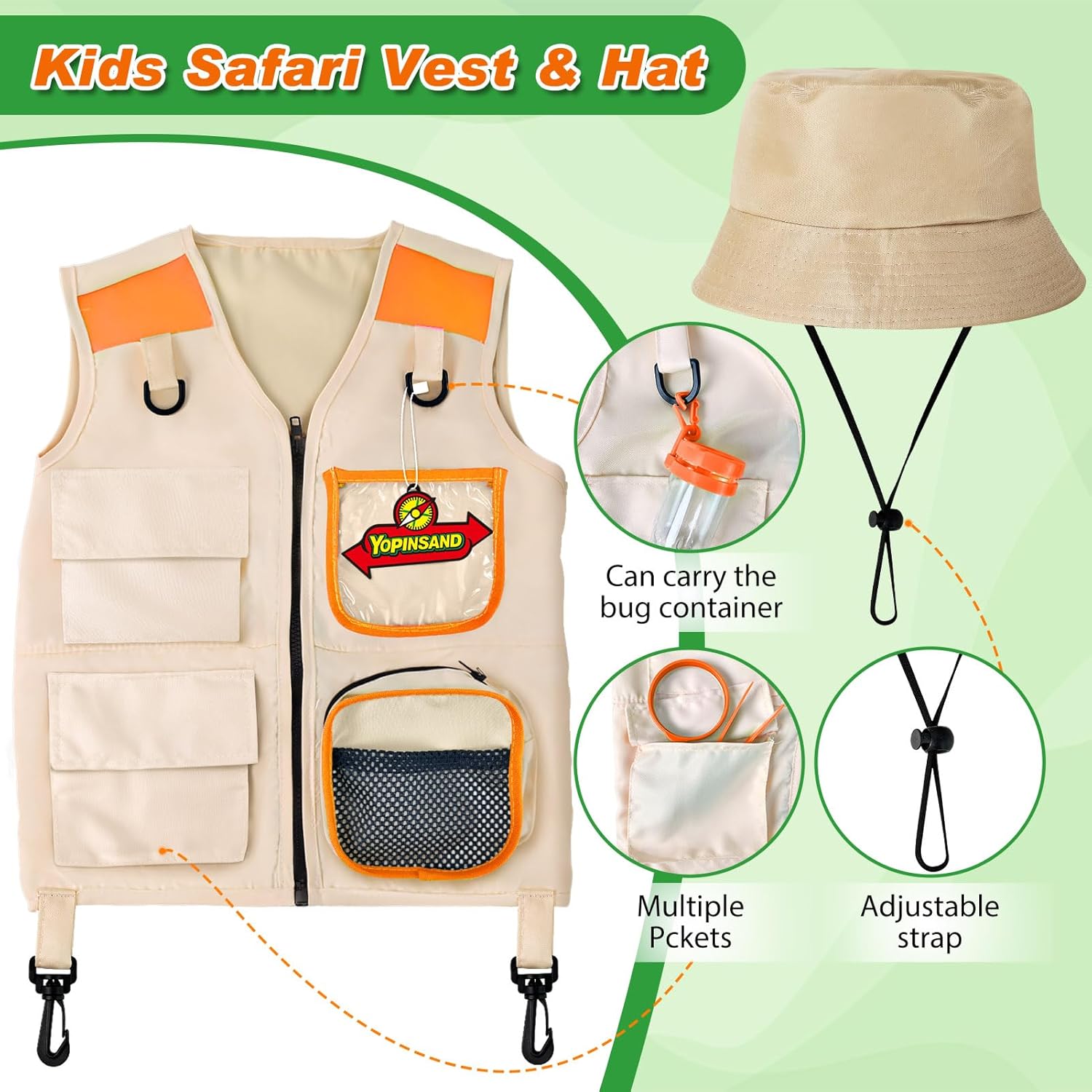 Kids Explorer Kit Bug Catcher Set for 3-12 Years Old
