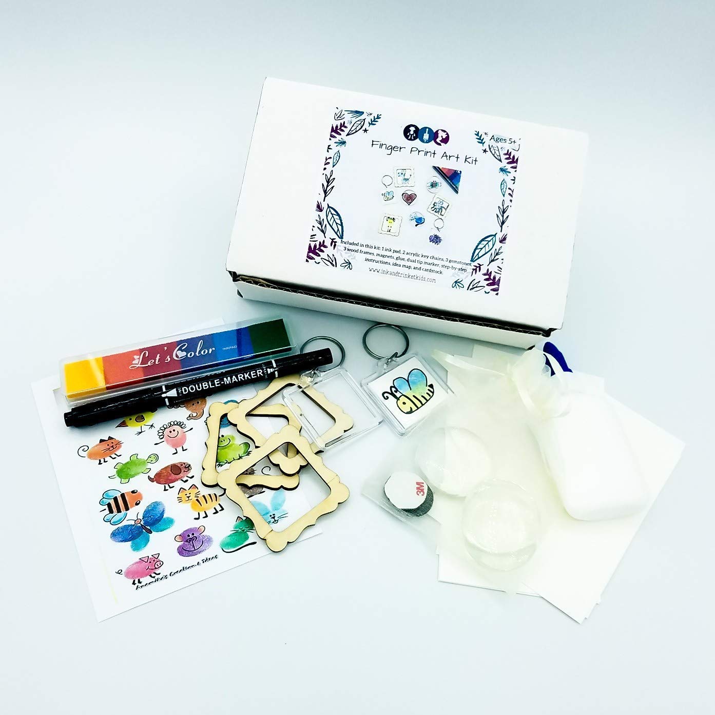 Ink Trinket Kids DIY Fingerprint Art Kit