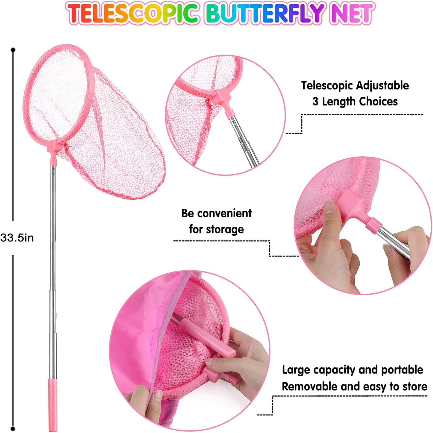 INNOCHEER Kids Nature Explorer Kit with Bugs Book