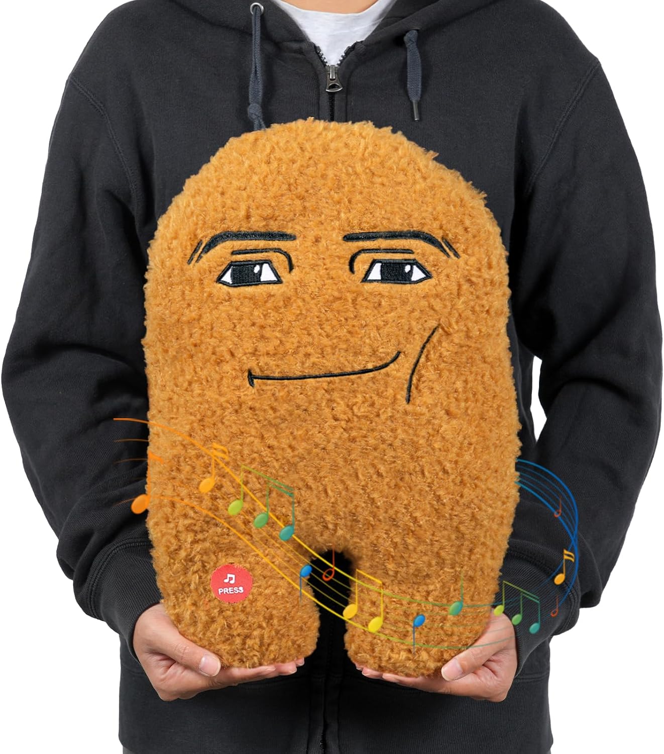 Gegagedigedagedago Plush Toy 157In Funny Chicken Nugget Singing Pliiow Stuffed Animal