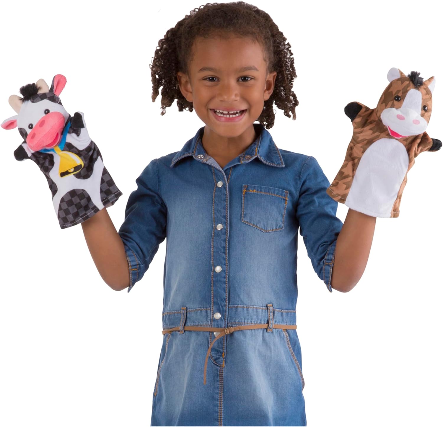 Melissa Doug Farm Friends Hand Puppets Set of 4 1
