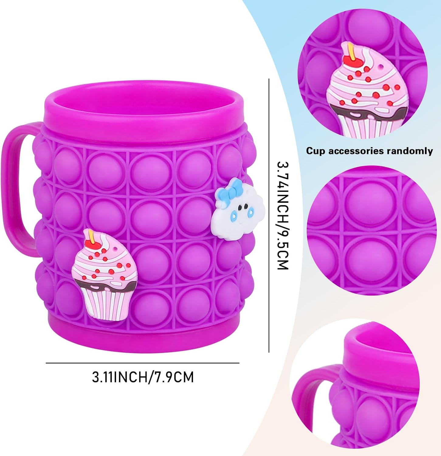 Alomois Cartoon Mugs for Kids - One Piece Purple 1