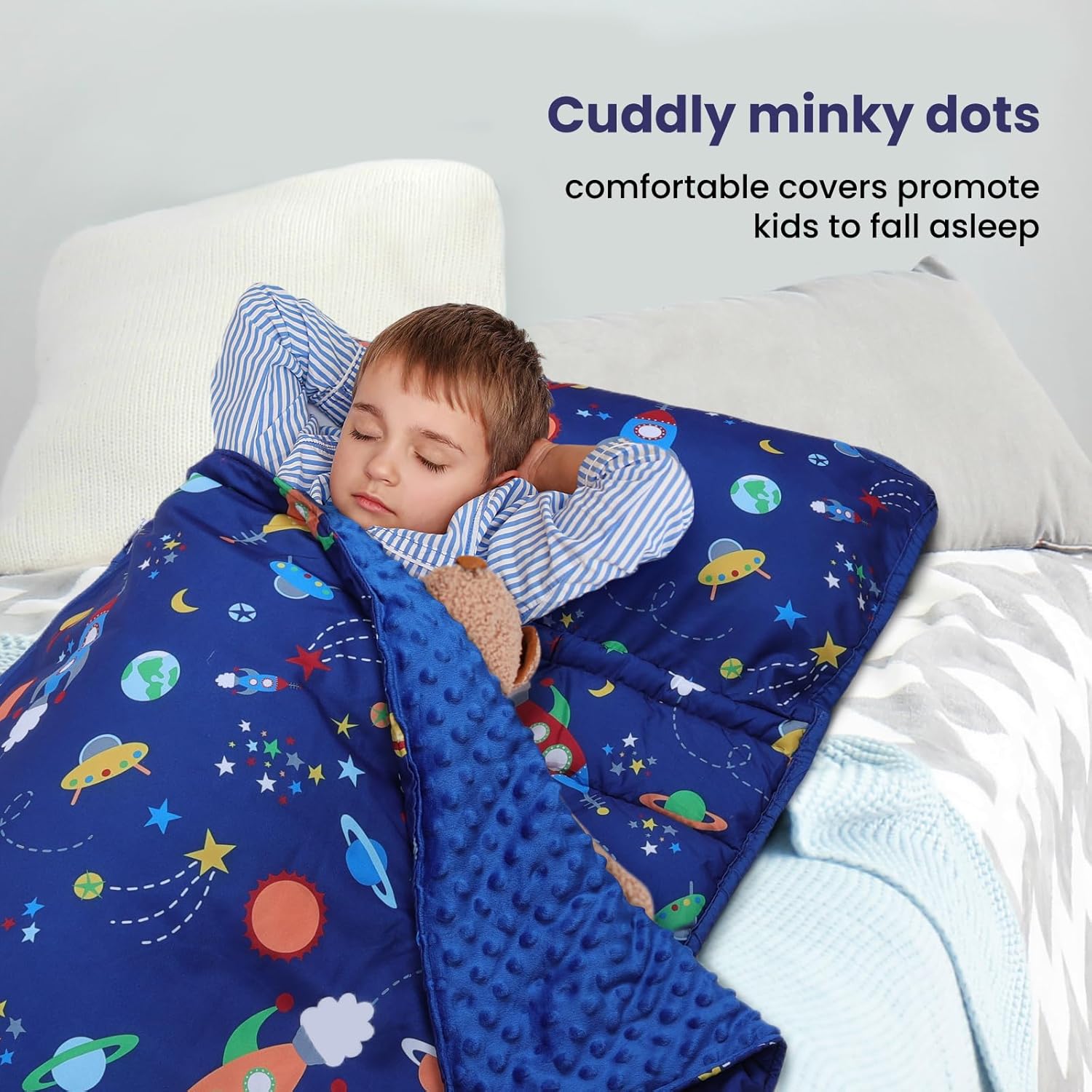 Kids Sleeping Bag Nap Mat with Pillow and Blanket
