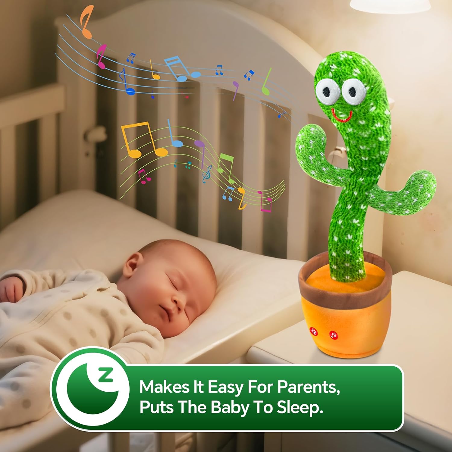 Dancing Talking Cactus Toy for Babies and Toddlers