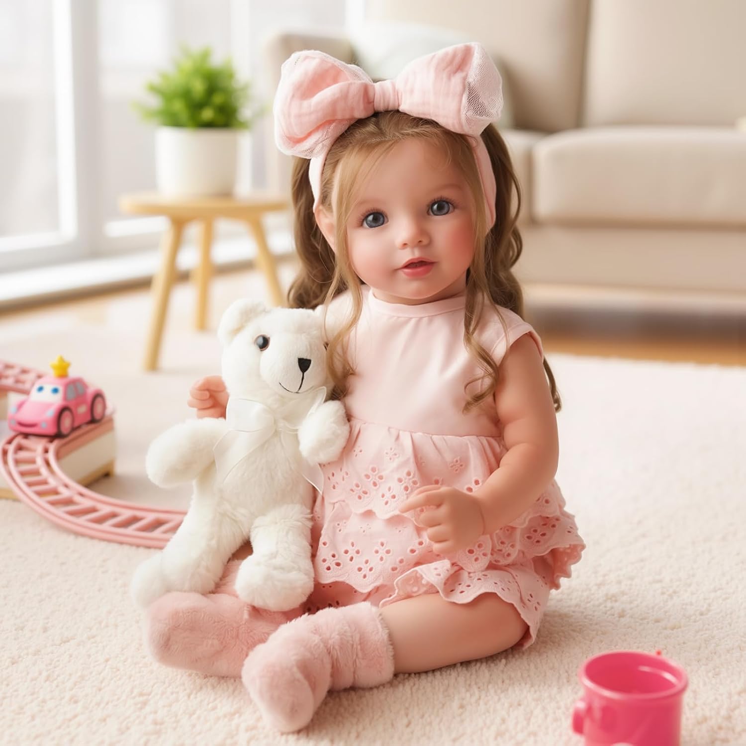BABESIDE Lifelike Reborn Baby Doll 20 Inch Baby Girl