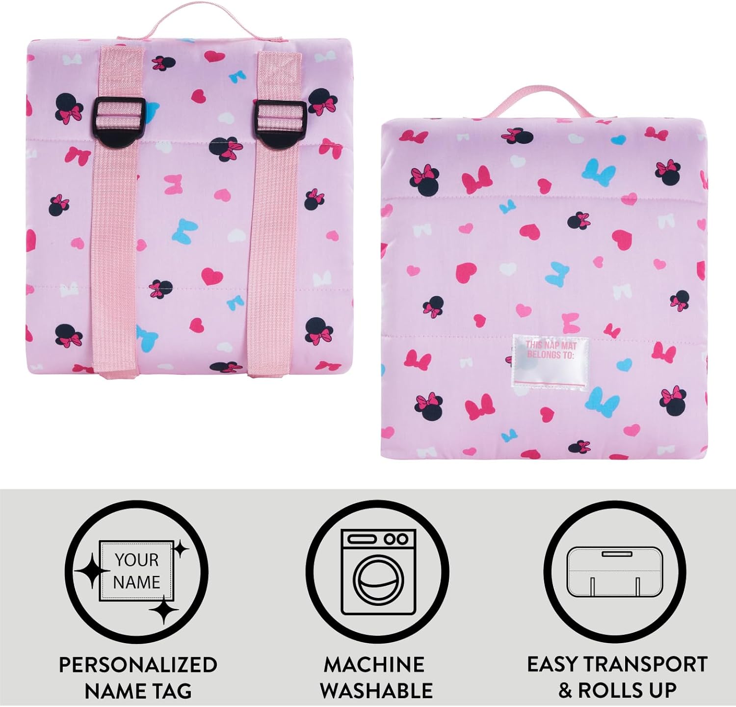 Travel Slumber Nap Mat with Pillow and Blanket