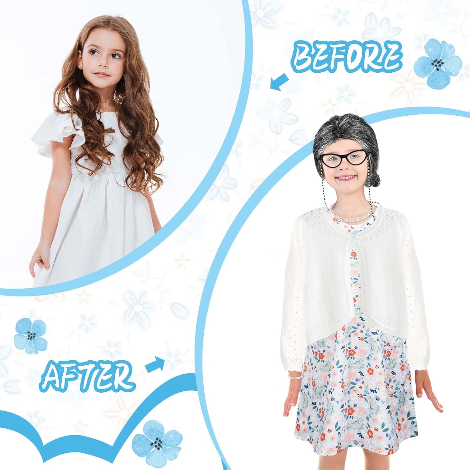 Kuscul Kids 100 Days School Costume for Girls 1