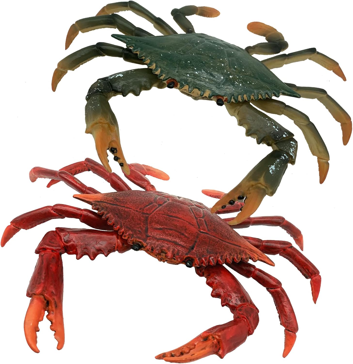 GeminiGenius Crabs Animal Figures for Kids
