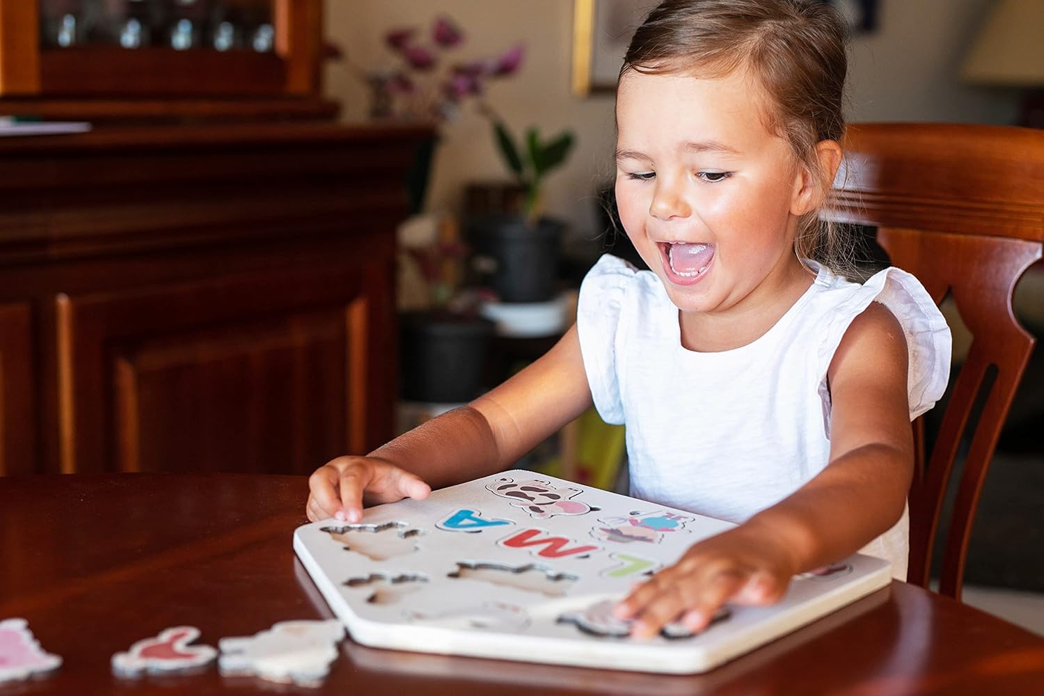 BeGenuine Wooden Name Puzzle for Kids