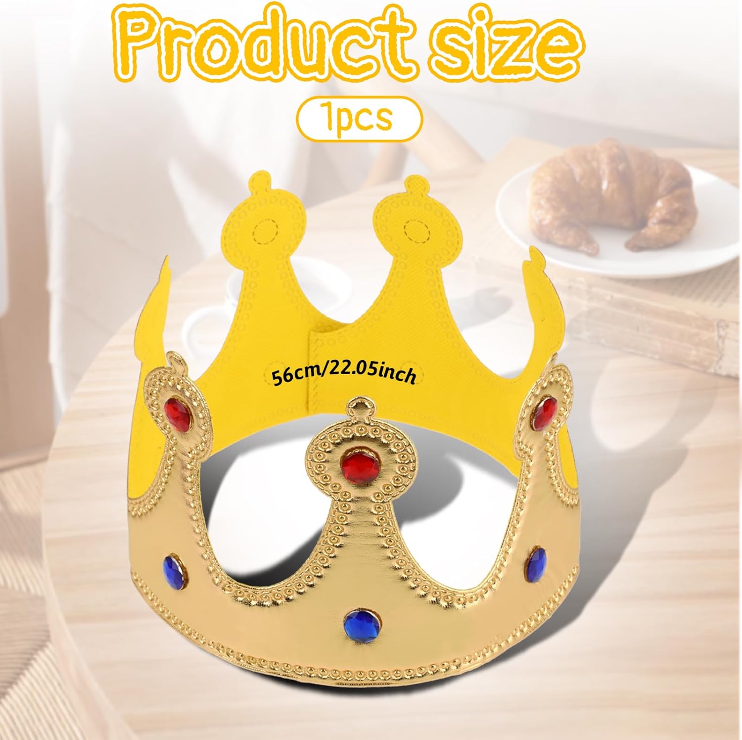 Prince Golden King Crown Birthday Party Hat 1