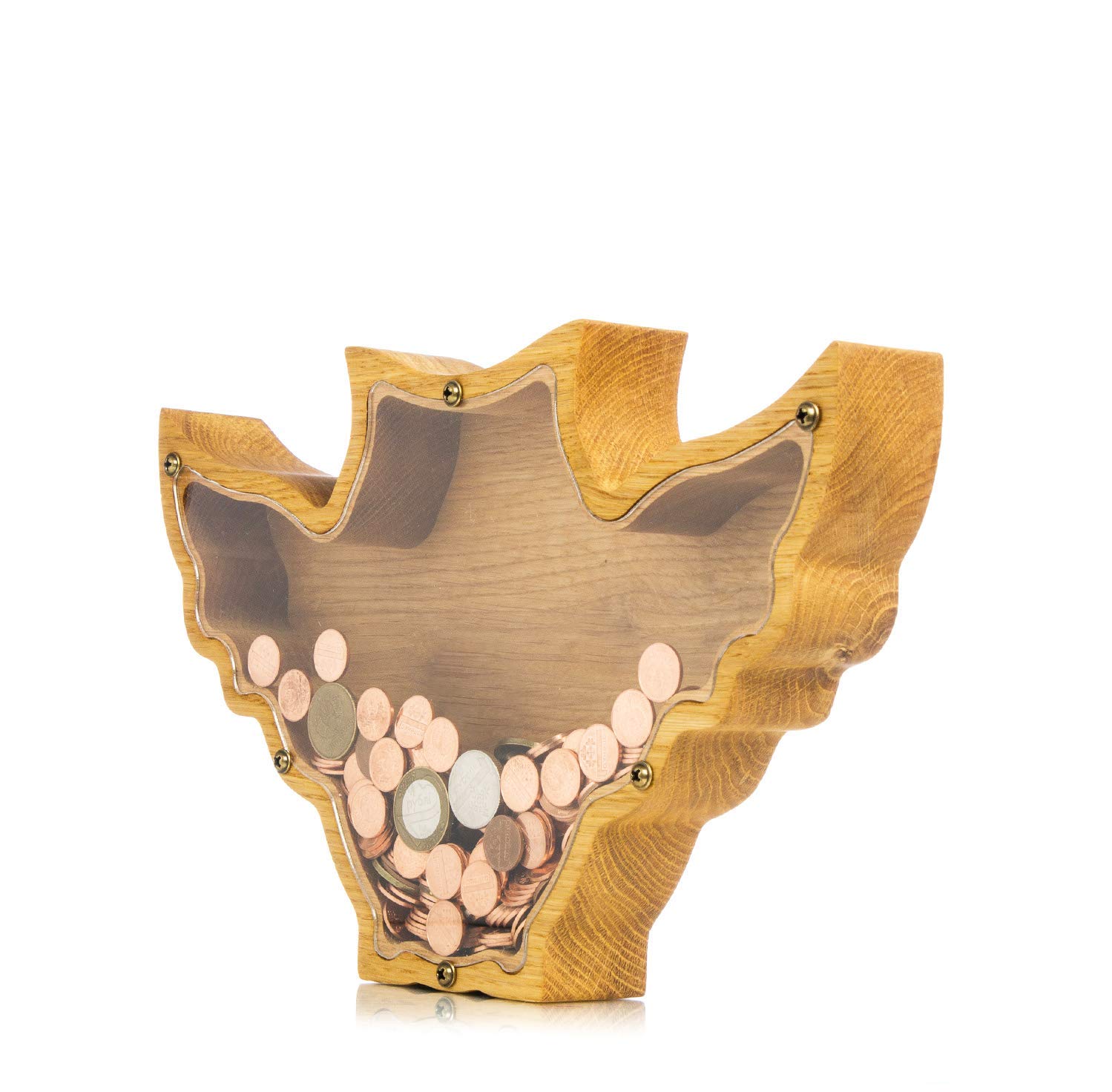 Unique Owl Piggy Bank Durable Wooden Money Box for Kids Adults