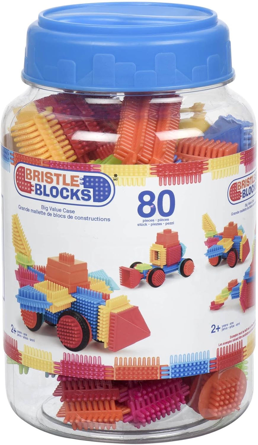 Battat Bristle Blocks - 80pc STEM Building Set for Kids 2