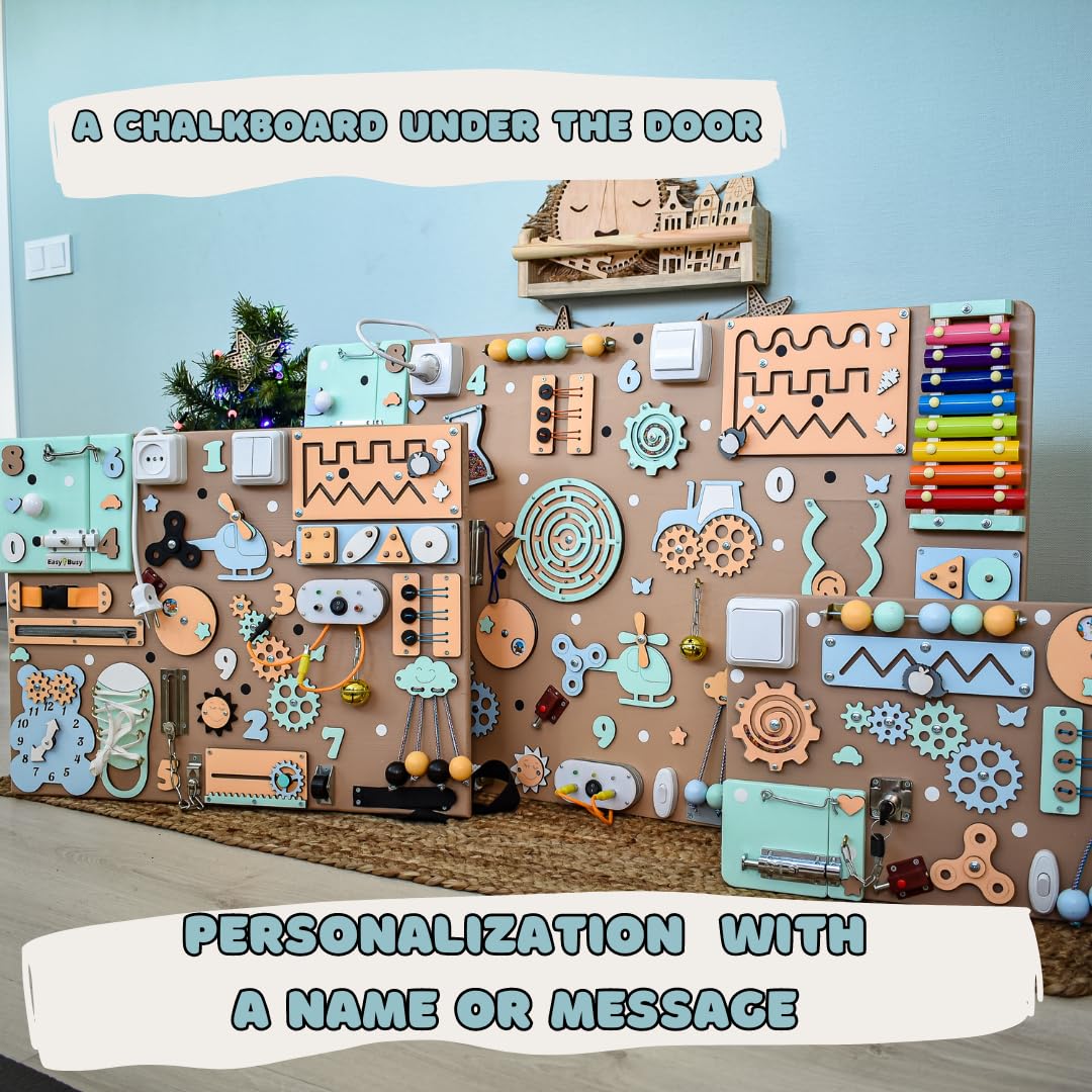 XL Toddler Busy Board for Montessori Learning