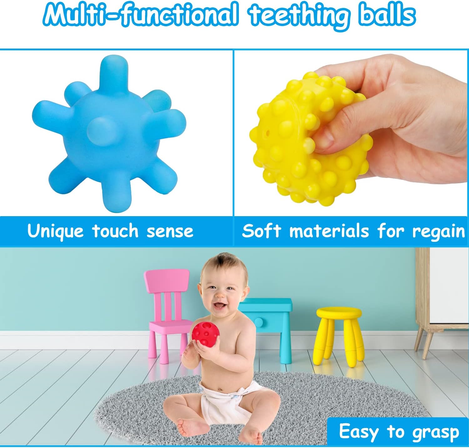 Montessori Pull String Toy for Babies 0-18 Months