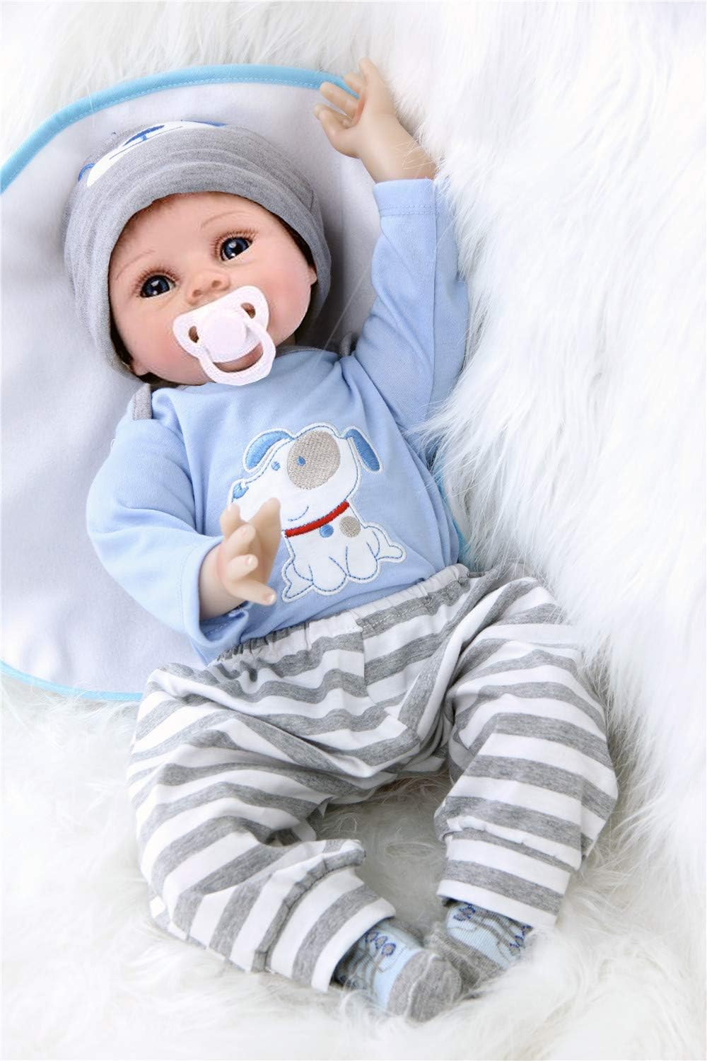 MAIHAO Reborn Baby Doll Boy Outfit 4pcs Set