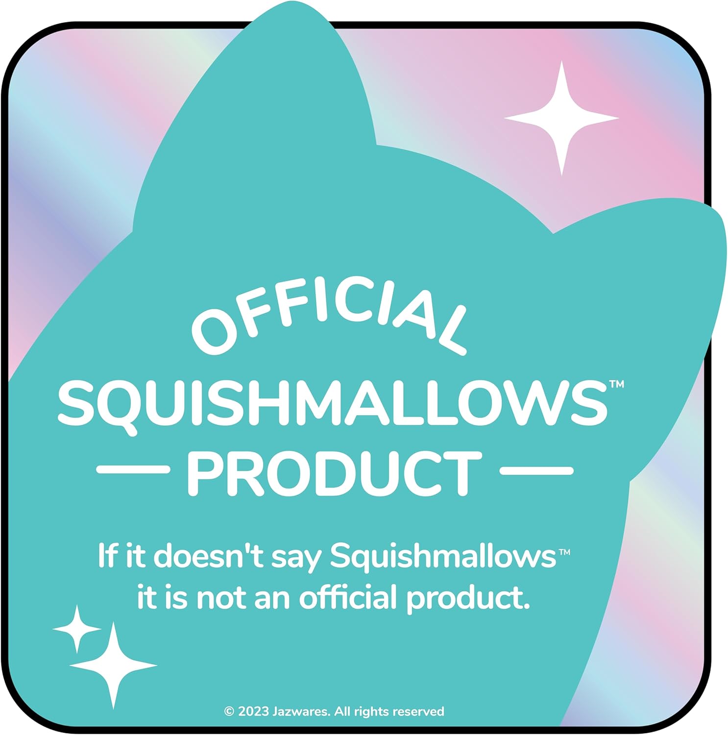 Squishmallows Original 14in Laura Pink Tabby Cat Holding Cupcake