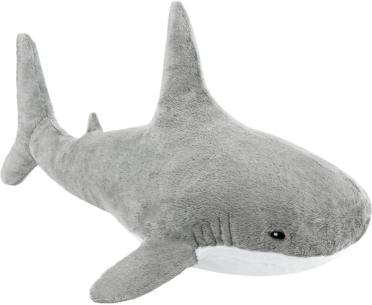 MUPI 17 Inch Shark Plush Toy - Grey