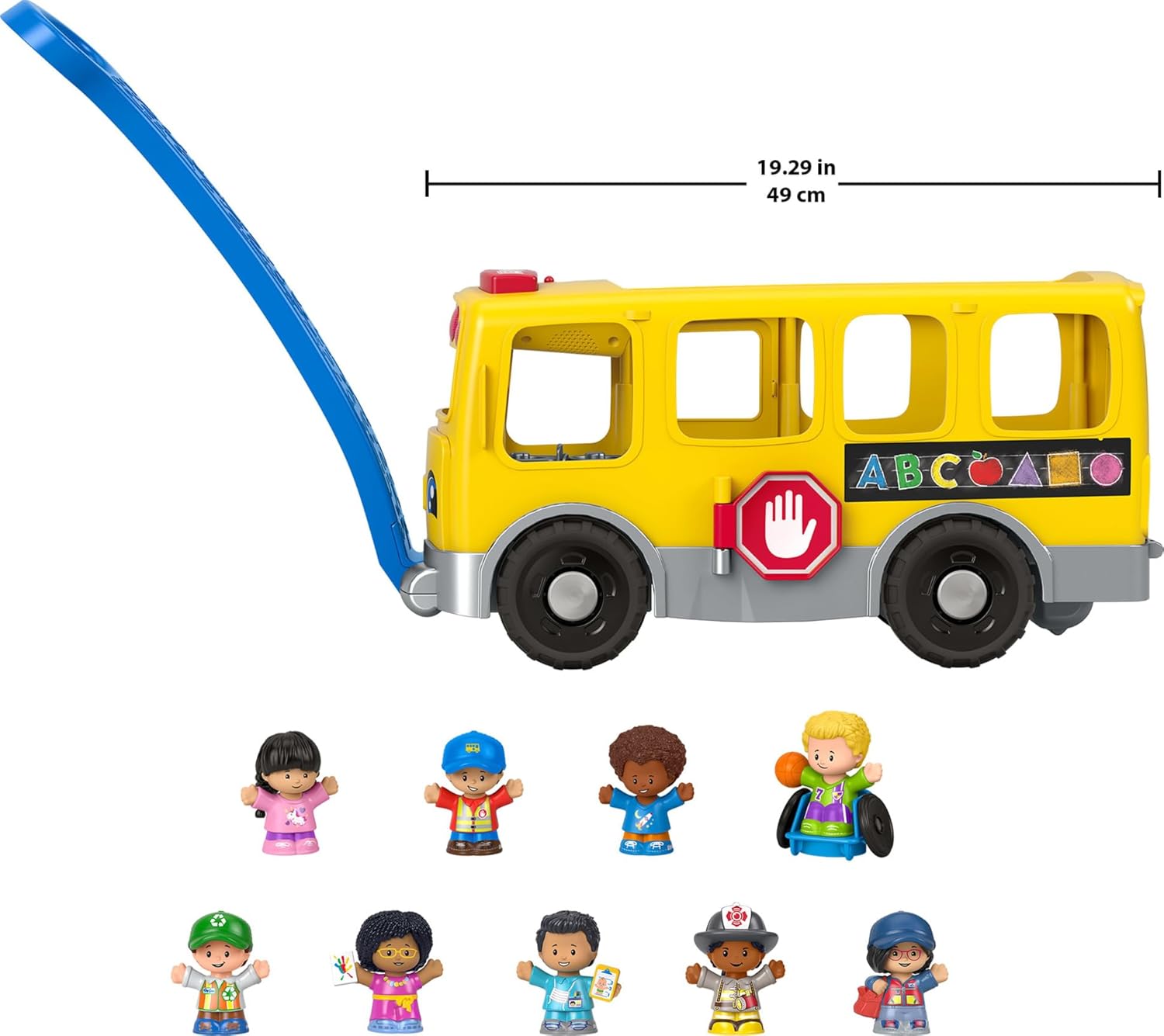 Fisher-Price Little People Big Yellow School Bus Figures Set