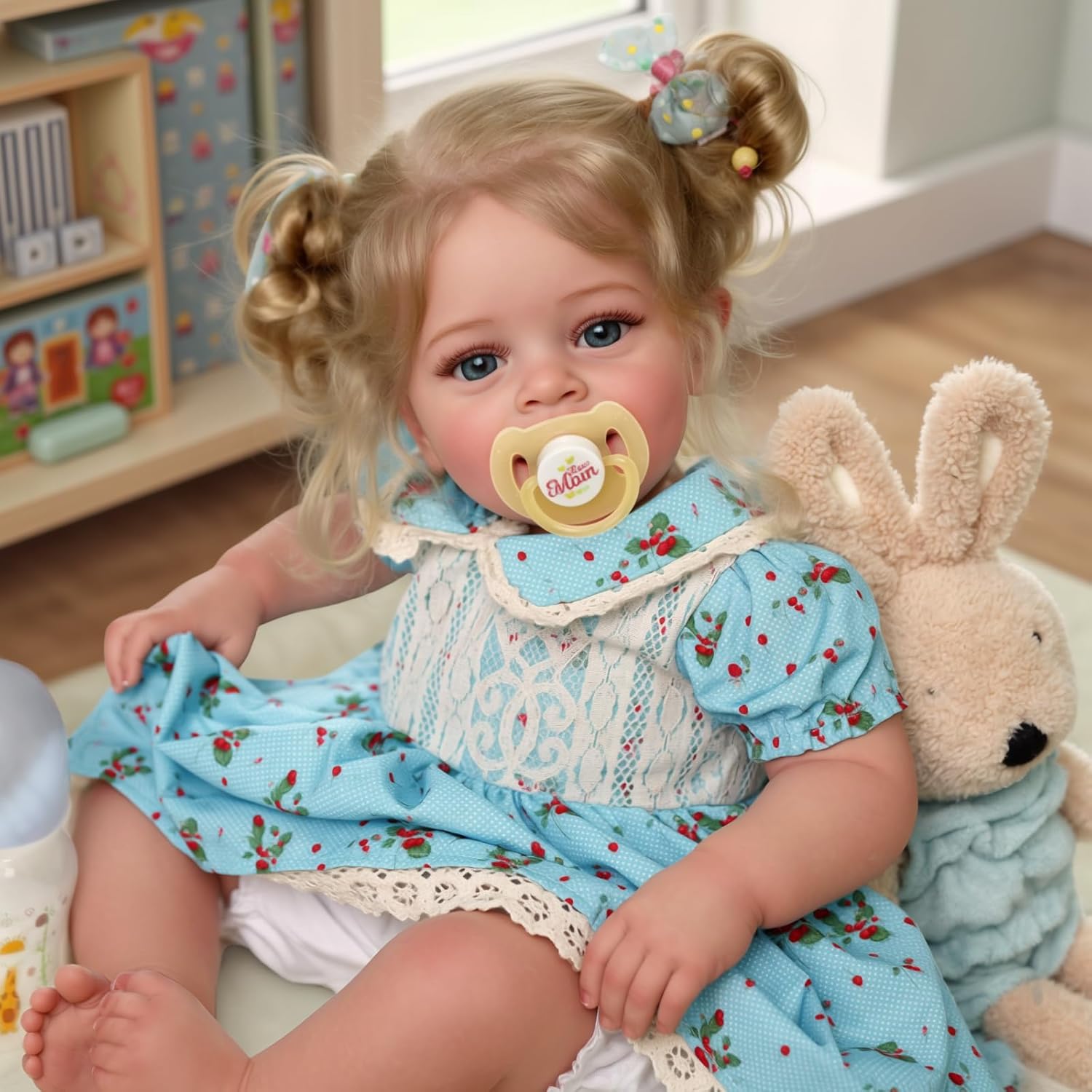 JIZHI 18 Inch Realistic Reborn Baby Doll Girl